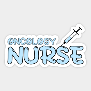 Oncology Nurse Blue Sticker